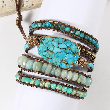 Calming Turquoise Wrap Bracelet